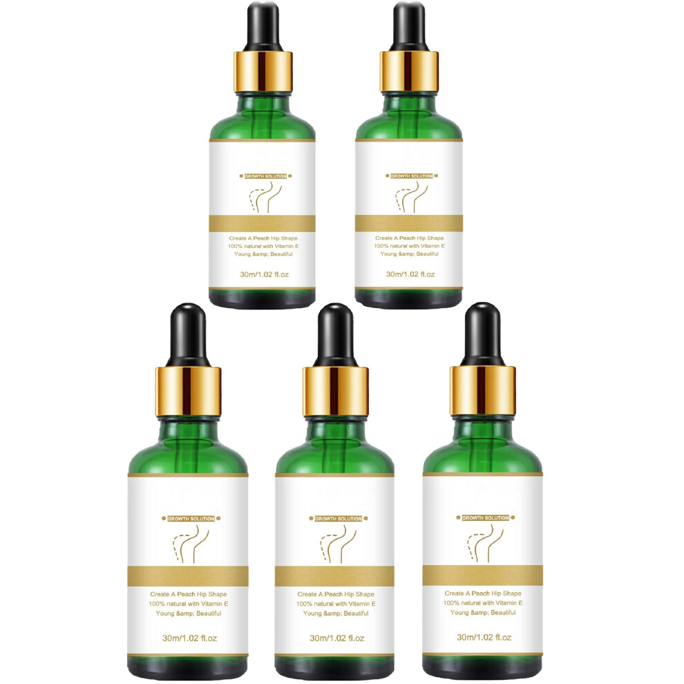 Butt Lift Oil Set with Dropper, Hip Firming Massage, PlantBased Fast Absorbing Formula