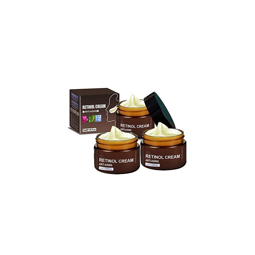 Cream Retinol Anti Aging Face With Hyaluronic Acid And Collagen For Wrinkles And Deep Hydration