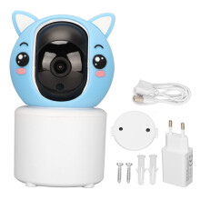 Home Security Indoor Camera With Cloud Storage And Night Vision, Wireless Pan Tilt Function Two Way Audio Baby Monitor Pet Cam