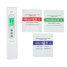 pH-Tester für Wasser mit LED-Anzeige, digitaler Wassertester in Stiftform, präzise Messung, automatische Temperaturkompensation, tragbar für