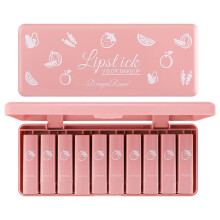 10 Piece Lipstick Set with Box, Waterproof Long Lasting Matte and Shimmer Lipstick Gift for Women