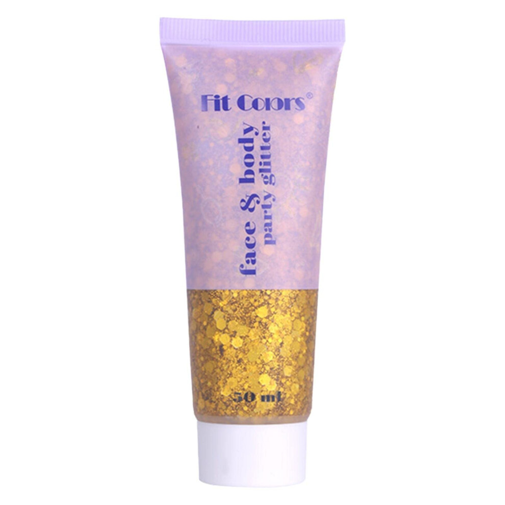 Holographic Body Glitter Gel with LongLasting Adhesive for Face, Hair, and Festival Makeup