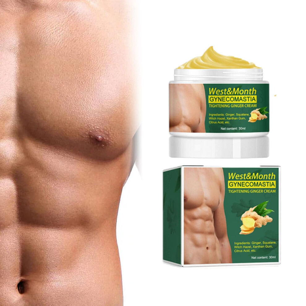 Cream Gynecomastia Tightening Ginger For Men Chest Firming And Fat Reduction 1Pcs