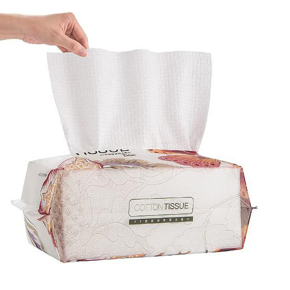 70pcs Disposable Cotton Face Towels Thickened Nonwoven Wipes for Makeup Removal Skincare