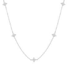 Colier din aliaj de argint cu zirconiu cubic, pentru femei și fete, elegant, personalizat, hipoalergenic, pentru purtare zilnică, bijuterii stivă,