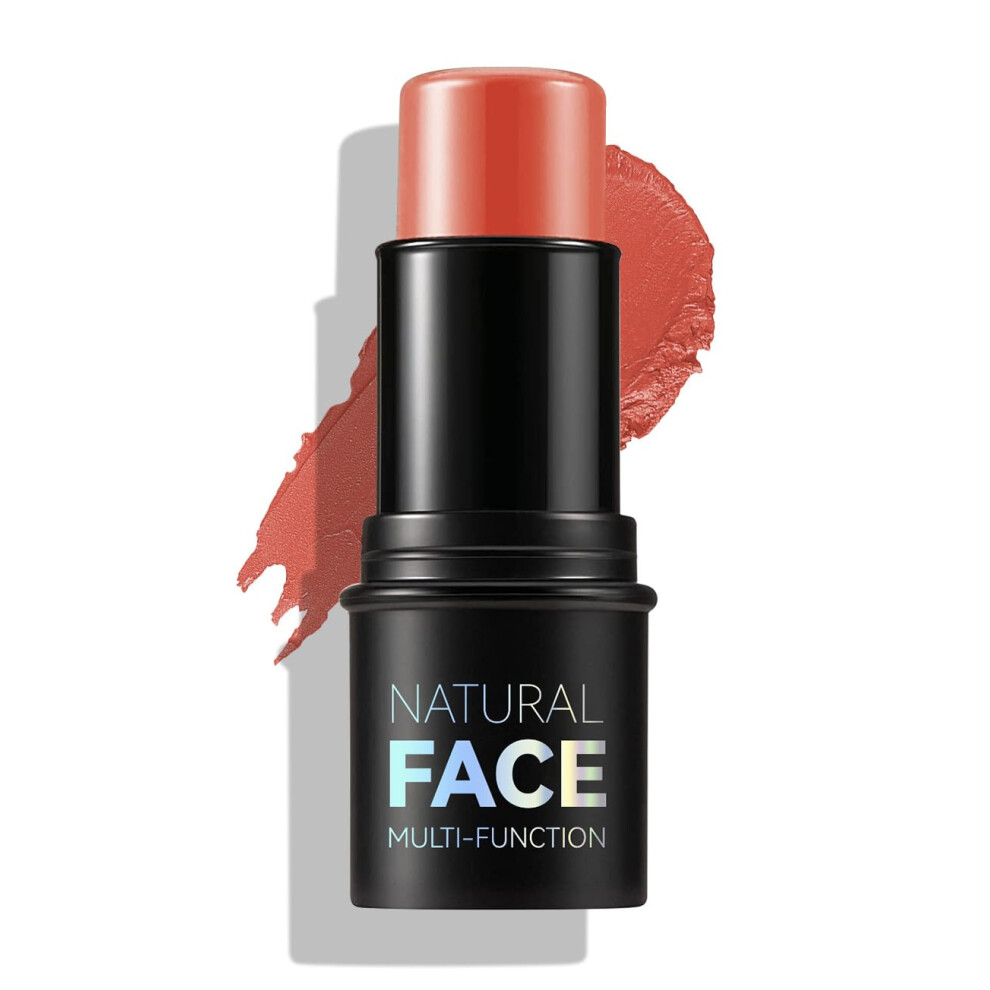 Cream Blush Stick For Cheeks And Lips Buildable Formula, Vegan 2 In 1 Makeup, Longlasting Color
