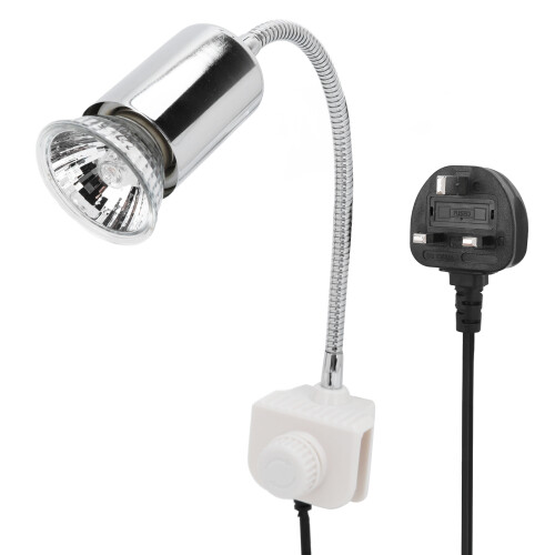 UVA UVB Turtle Lamp Adjustable Temperature Dimming Switch 360 Rotatable Clamp Flexible Hose Ceramic Socket Simulate Sunlight Heat Absorption