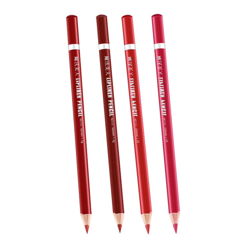 Brown Waterproof Lip Liner Pencil Set For Precise Contouring And Long Lasting Lipstick