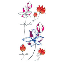 7 Sheets Waterproof Temporary Tattoos, Colorful Butterfly and Flower Fake Tattoos for Adults and Kids