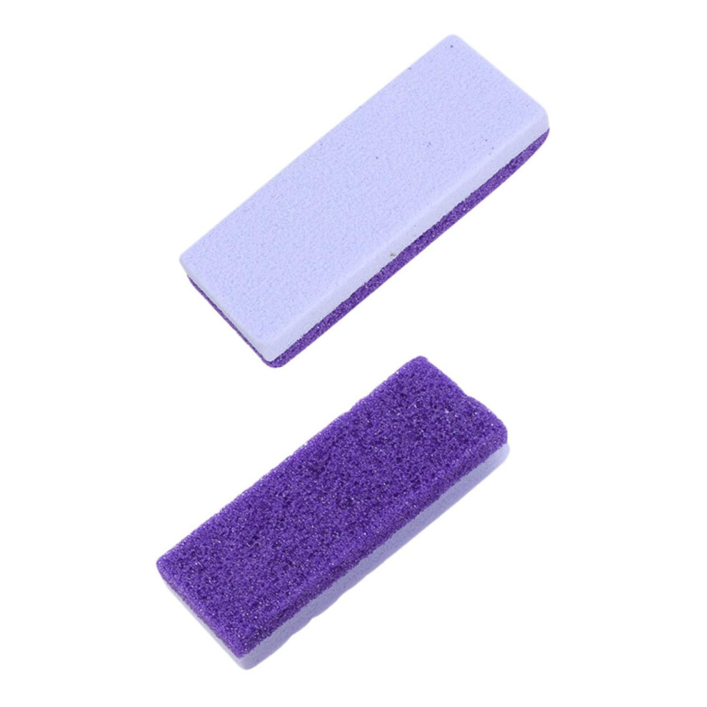 2pcs DoubleSided Foot File and Pumice Stone for Callus Removal and Smooth Soft Feet