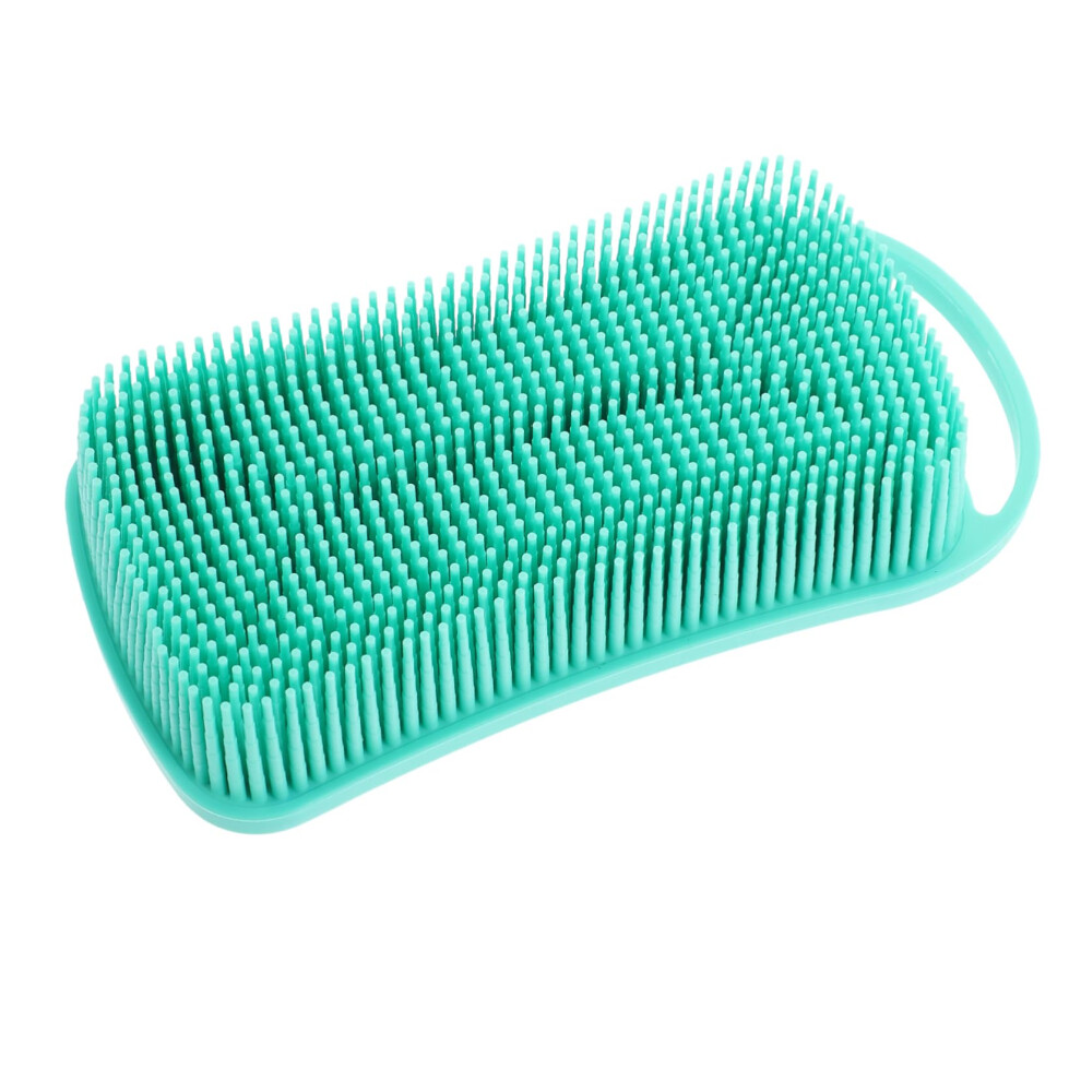 Silicone Scalp Massager and Body Scrubber with Ergonomic Palm Grip for Deep Cleansing and Exfoliation