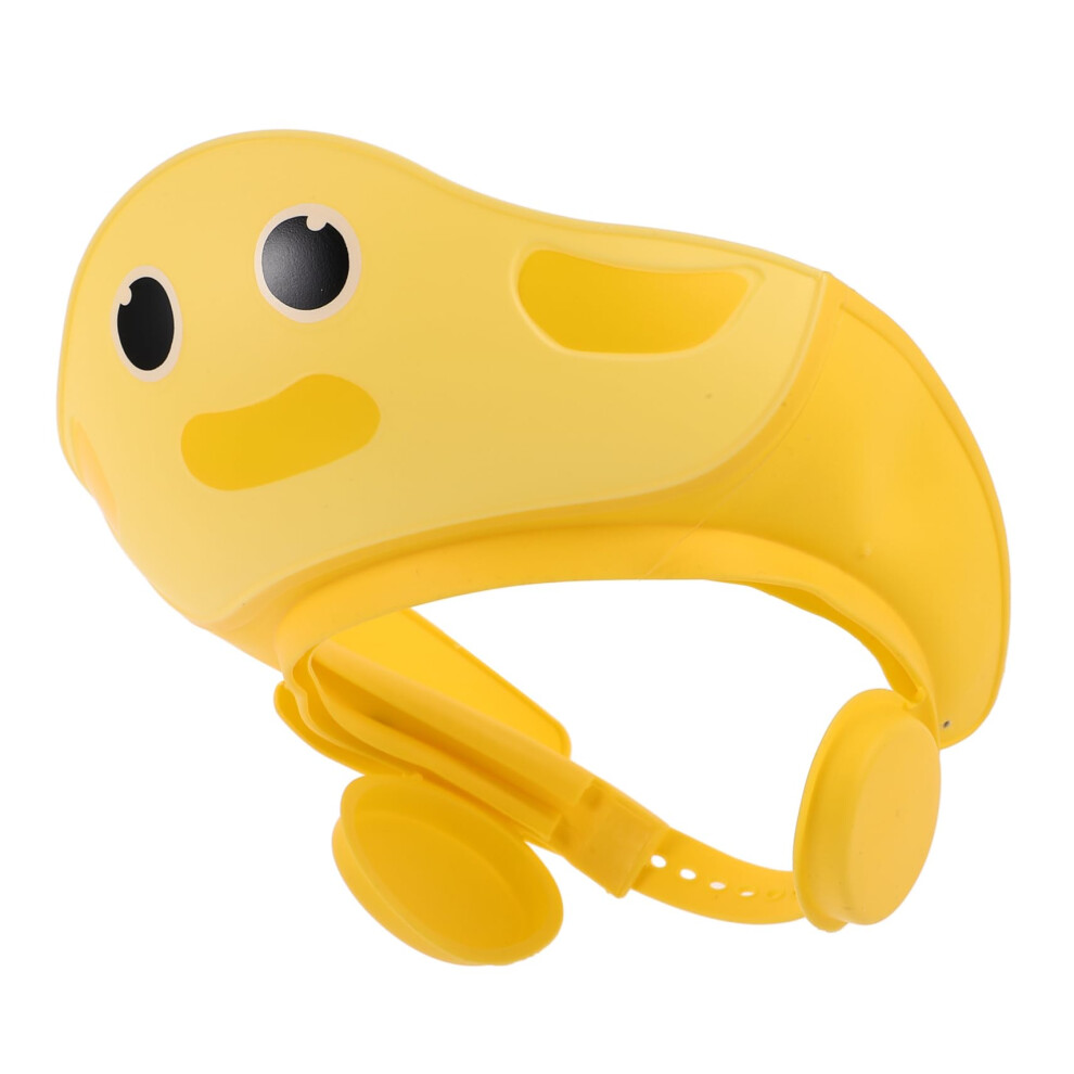 Adjustable Waterproof Silicone Shower Cap for Hair and Ear Protection Bathing and Swimming