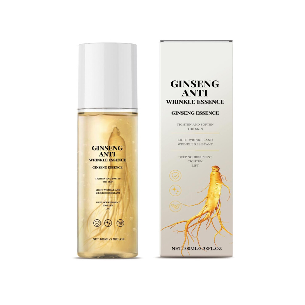 Ginseng Face Serum 100ml with Polypeptides for Deep Hydration and AntiWrinkle Anti Aging Care