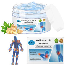 Joint Pain Relief Gel with Artemisia and Ginger – Fast Absorbing Non Greasy Cream for Knees Neck Back Hands