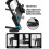 Massage Table Face Cradle with Adjustable Pillow Set, PU Leather Headrest and Arm Support Black 4