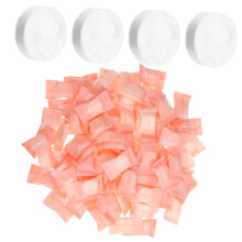 100pcs Compressed Cotton Face Towels Instant Expansion Individually Wrapped for Travel and Camping