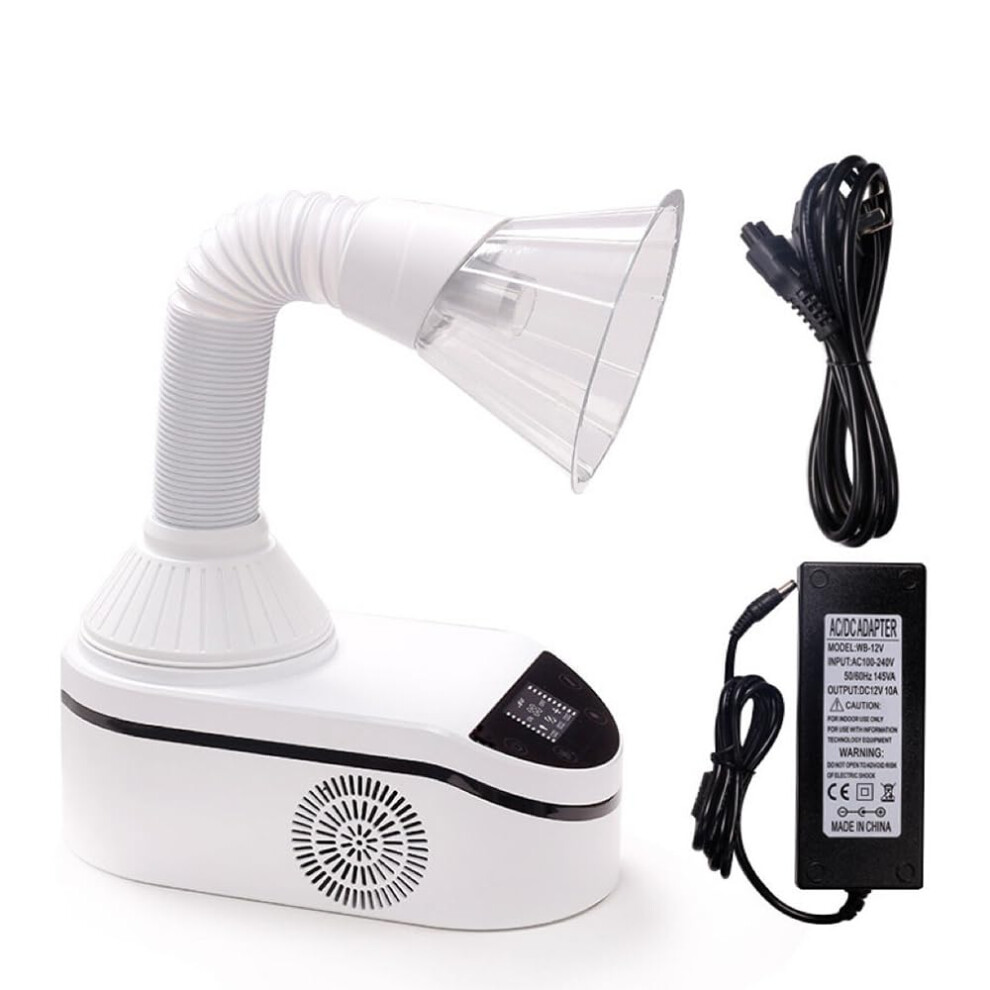 230W Professional Nail Dust Collector With Led Light, Strong Suction Manicure Vacuum Cleaner 9450606893376