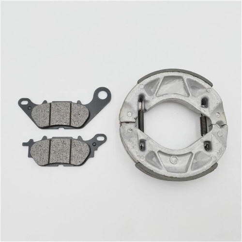 Brake Pads Front And Rear Shoe Set Grey