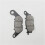 Brake Pads Front And Rear Shoe Set Grey 3