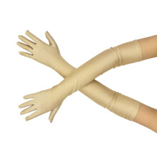 1920s Flapper Costume Gloves Wedding Ceremony Gloves-Khaki