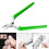 Cuticle Nipper with Ergonomic AntiSlip Grip, Precision Curved Blade, Green, 4 Pack 3