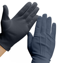 Antislip etiquettehandschoenen Paradeshandschoenen voor-Zwarte L