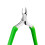 Cuticle Nipper with Ergonomic AntiSlip Grip, Precision Curved Blade, Green, 4 Pack 4