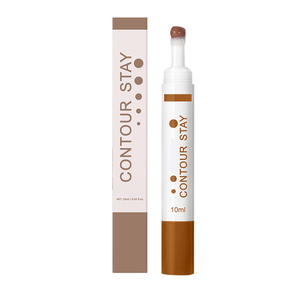 Dark Concealer Stick Shade 03 Long Lasting Liquid Buildable Coverage For Circles With Cushion Applicator