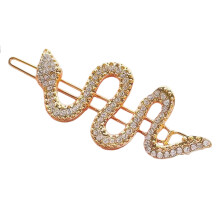 Practical Snake Designs Hairpiece Decorated-golden rhinestones