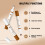 Concealer Stick Shade 03 Long Lasting Liquid Buildable Coverage for Dark Circles with Cushion Applicator 4