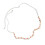Bikini taille ketting lichaamsketting kralen schelp-Rood 1
