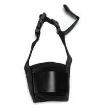 Botniță pentru câini, nailon moale, respirabilă, cu curea reglabilă, anti-lătrat și mestecat, confortabilă, din plasă, design ultra-umanizat