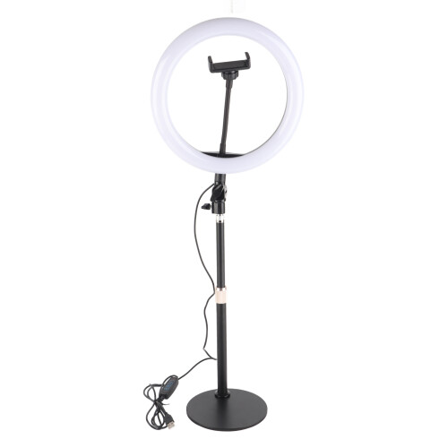 Versatile Ringlight With Evenly Distributed Light, Content Creation Tool For Sturdy Desktop Design, Adjustable Halo Light Offers Brighter 1