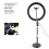 Versatile Ringlight With Evenly Distributed Light, Content Creation Tool For Sturdy Desktop Design, Adjustable Halo Light Offers Brighter 8