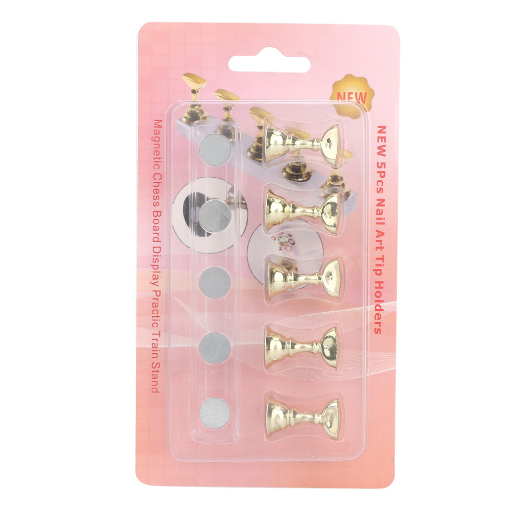 Magnetic Design For Nail Art Salon, Acrylic Holder With Material Safety Quick Installation Increased Stability For Manicure Pedicure For Nightclubs