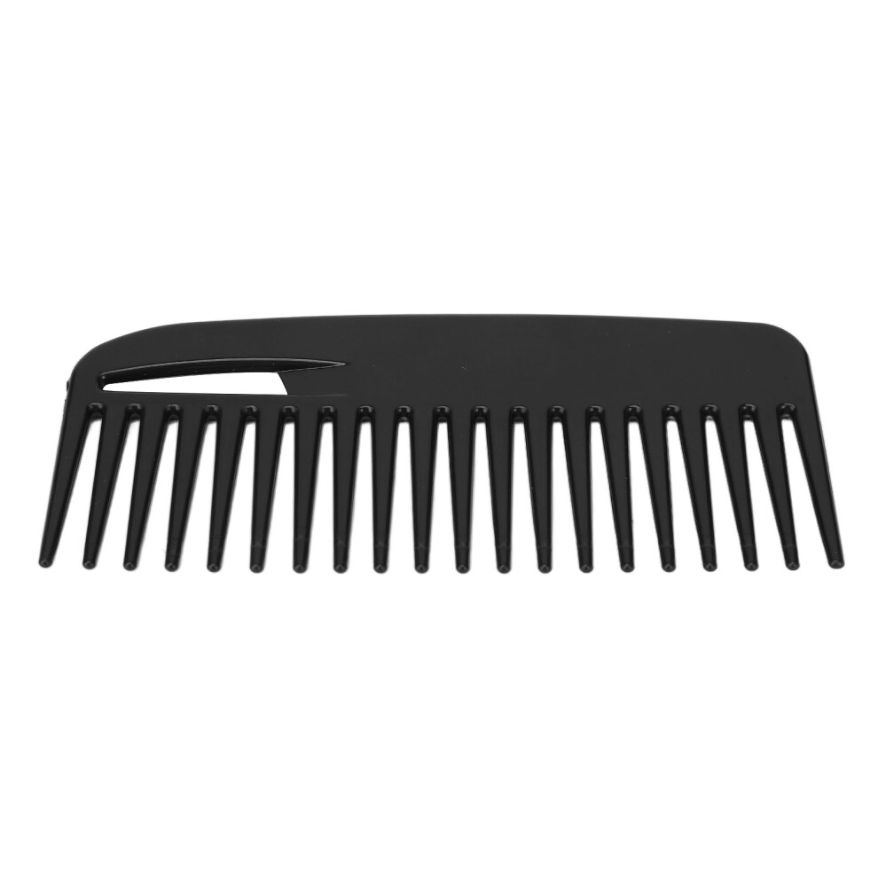 Unisex Multifunctional Wide Tooth Plastic Beard Comb For Travel & Office