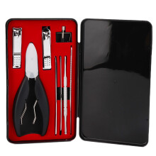 Ensemble d'outils de pédicure en acier inoxydable, coupe-ongles incarnés à manche ergonomique et conception robuste pour ongles épais. Kit de