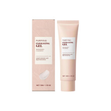 Facial Exfoliating Gel with Natural Ingredients, Gentle Face Scrub Cleanser for All Skin Types, 1PCS