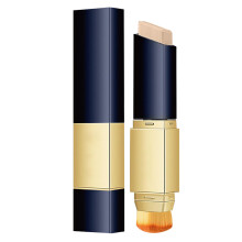 Full Coverage Natural Finish Concealer Stick with 2 in 1 Double Head Brush, Long Lasting Natural Color