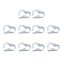 10 Pcs Adjustable Plastic Hose Clamp 1218mm for Water Pipe with Quick Shutoff and Secure Grip