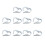 10 Pcs Adjustable Plastic Hose Clamp 1218mm for Water Pipe with Quick Shutoff and Secure Grip 1