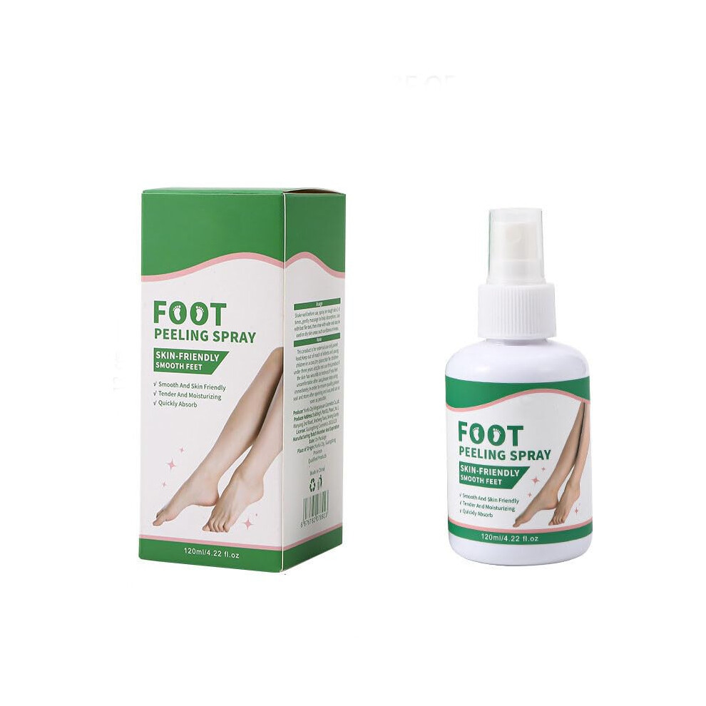 Light Foot Peeling Spray With Gentle Deep Exfoliation And Hydrating Care For Dry Cracked Heels 1Pcs