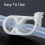 10 Pcs Adjustable Plastic Hose Clamp 1218mm for Water Pipe with Quick Shutoff and Secure Grip 4