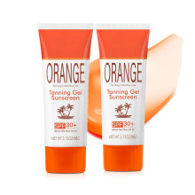 Tanning Gel Sunscreen SPF 30 Mineral Oil Water Resistant Streak Balm to Oil 2pc Set