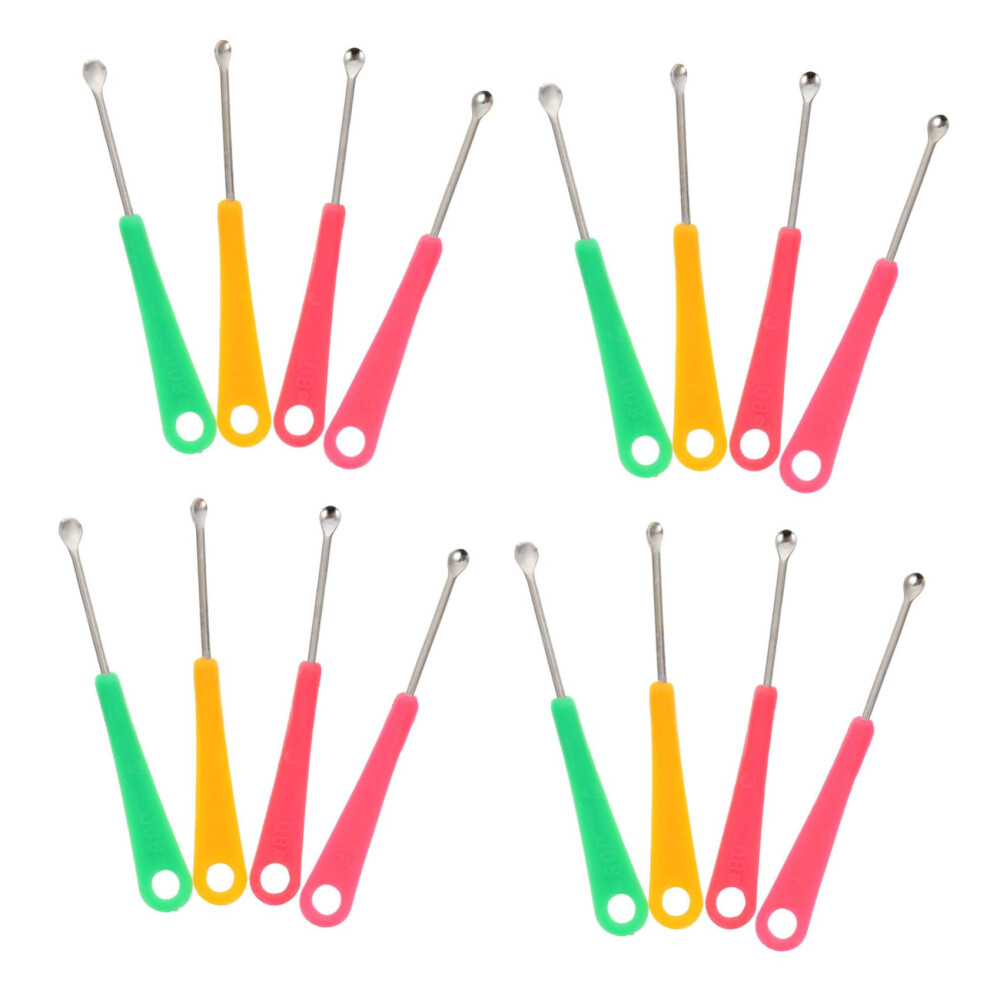 Earwax Removal Tool Kit with 200pcs Stainless Steel Ear Cleaning Sticks for Adults