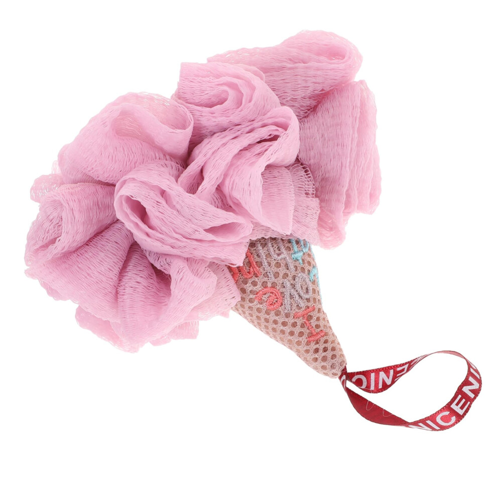 Bath Loofah Shower Sponge for Gentle Exfoliation and Smooth Skin, Random Color Mesh Ball