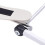 Massage Table Face Cradle Adjustable Foldable Ergonomic Support Universal Headrest for Spa Bed Silver White 5