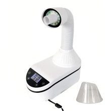 230W Nail Dust Collector with LED Light, Adjustable Speed, Rotatable Hose, Professional Nail Vacuum for Salon Manicure