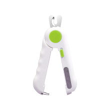 Cortauñas para perros y gatos con luz LED, cuchillas de acero inoxidable, herramienta de aseo para mascotas, diseño fácil de usar, mangos