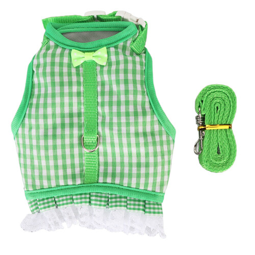 Cute Rabbit Vest Leash for Small Pets, Breathable Polyester & Nylon S 2